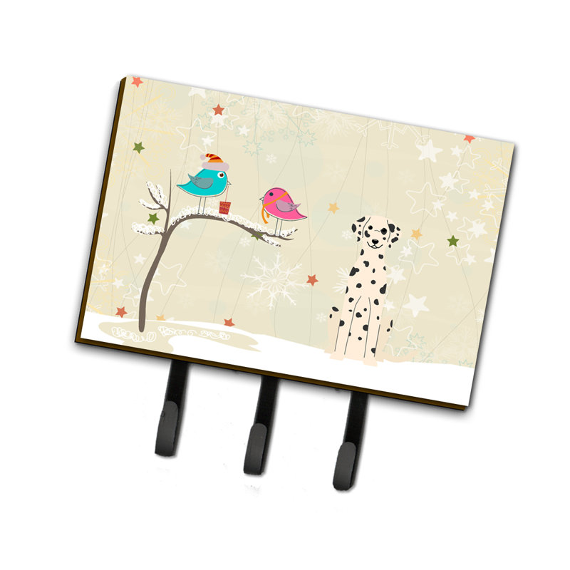 Cadeaux de noël entre amis dalmatien laisse ou porte-clés