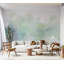 Murale pelez et collez - aquarelle menthe pastel-1360880683