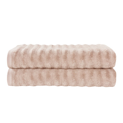 Crete Striped Cotton Bath Towels