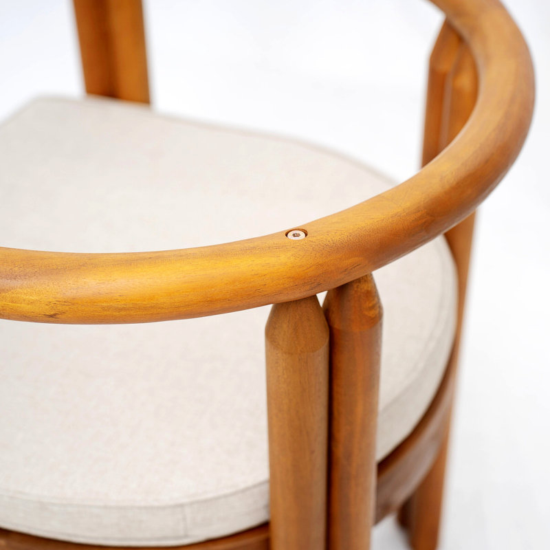 Ensemble de salle à manger 7 pièces, 1 table rectangulaire et 6 fauteuils pour l'extérieur