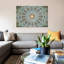 Tomb Of Hafez Mosaic - Print on Canvas-50018391-89233264