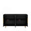Buffet d'appoint cannelé avec tablettes réglables-580191101