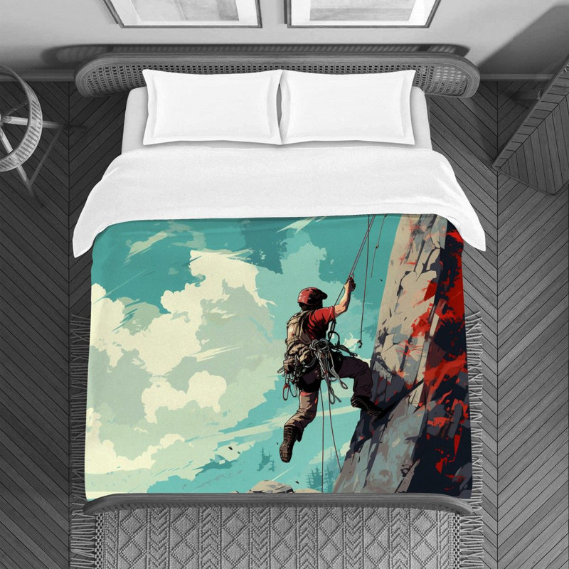 Polyester Machine Printed Duvet Cover, Twin Duvet Cover