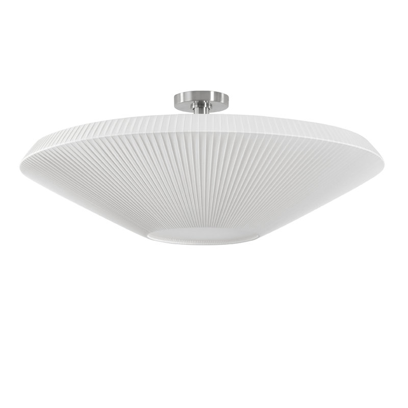 Siam 6 - Light Flush Mount, White, 6