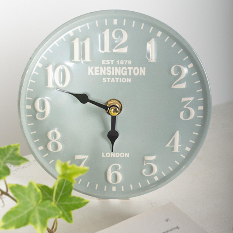 Analogue Metal Unavailabe Tabletop Clock