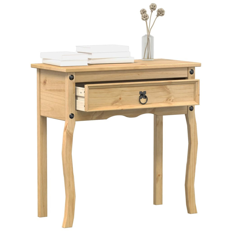 Console vidaXL finition cire miel