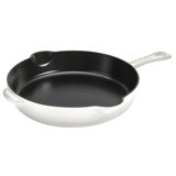 Staub Cast Iron 11-Inch Traditional Skillet - White Truffle