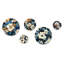 Lylou - Ensemble de 5 reproductions d'art floral