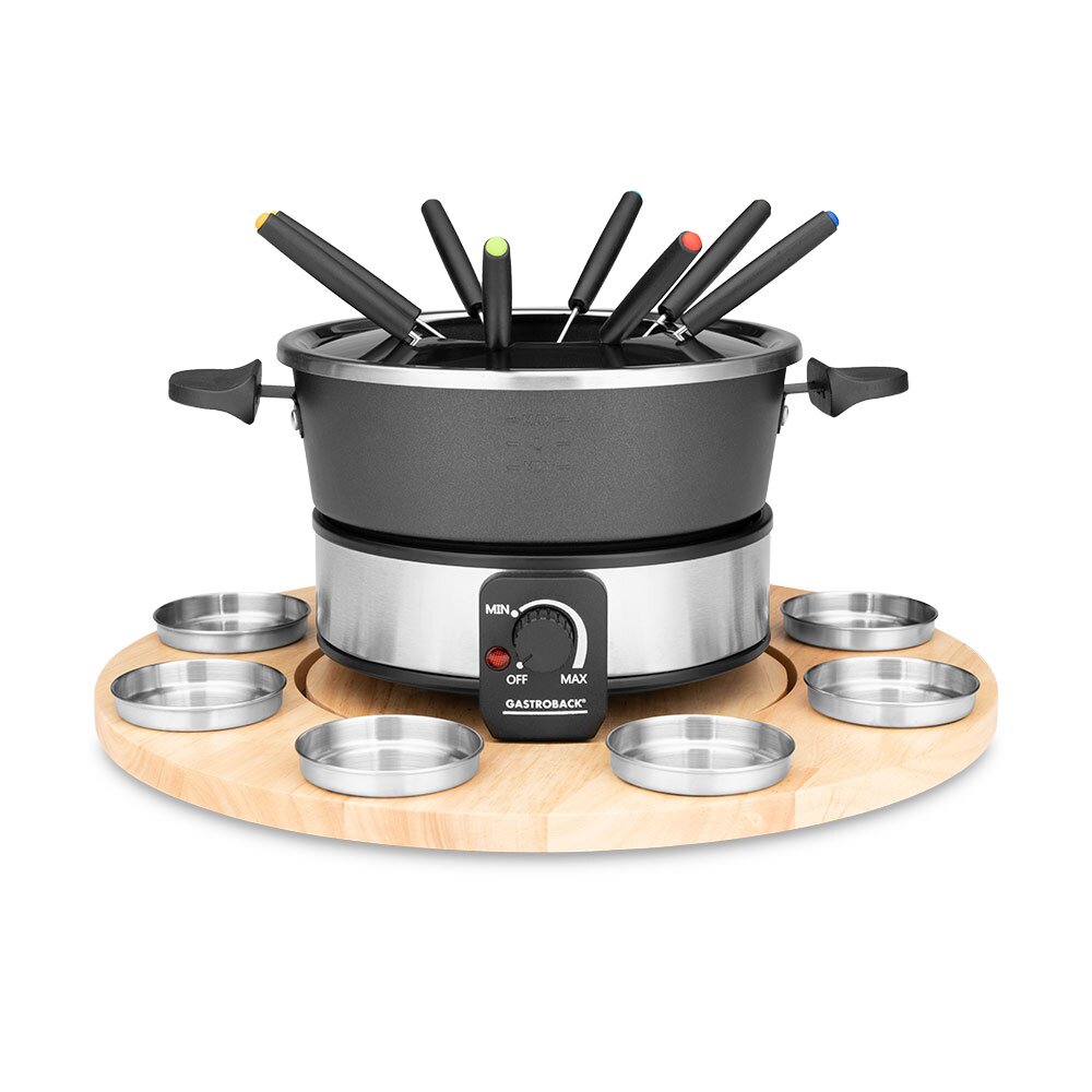 1.8 L Fondue-Set aus Edelstahl