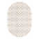Glam Geometric White Silver Area Rug