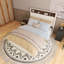 Grand lit plateforme en bois avec port USB et tablette de tête de lit-419821538-419821543