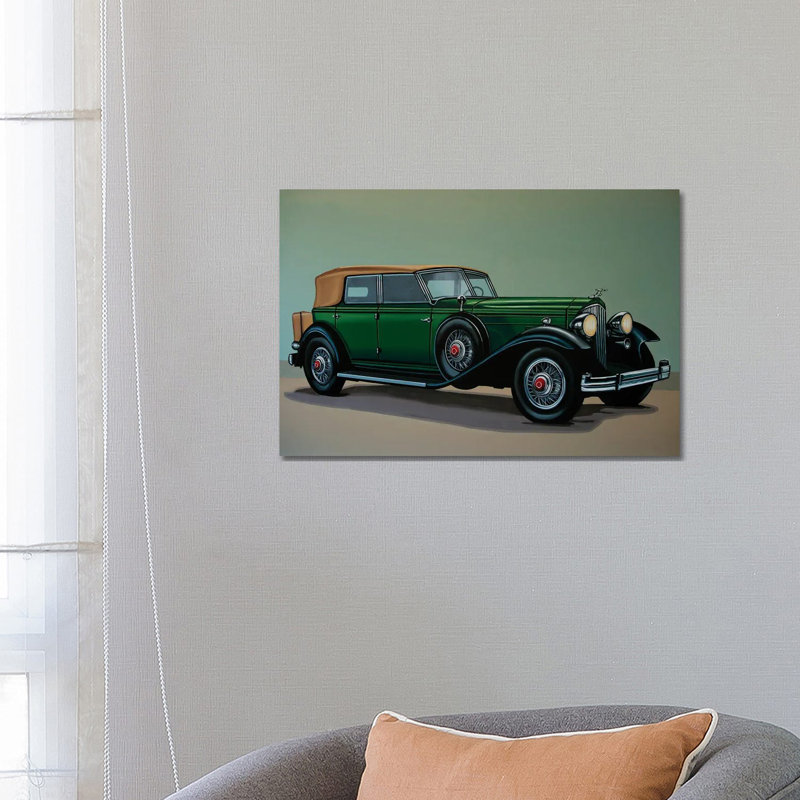 Packard Phaeton 1934 by Paul Meijering - Wrapped Canvas Print