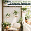 Cintre Macrame 35 po pour plantes d'intérieur, panier à fleurs suspendu avec perles en bois, sans pompons Boho Home Decor pour intérieur et extérieur, ivoire