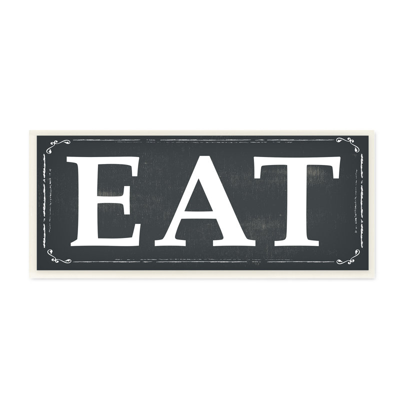 " Eat ", Wall Plaque, 17" H x 7" W x 1.5" D