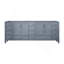 Meuble-lavabo double gris foncé 84 po X P 22 po D-1022979369