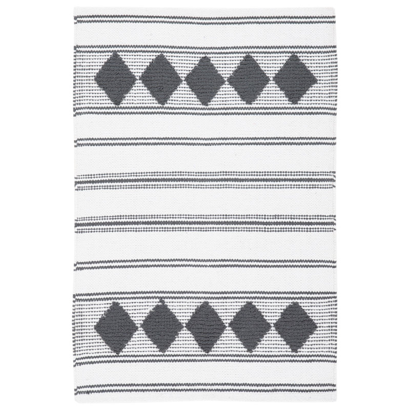 Tapis en coton tissé à plat Breckenridge, Rectangle 3 pi x 5 pi