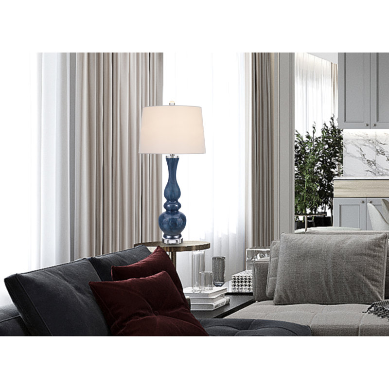 Lampe de table en verre Maymoona