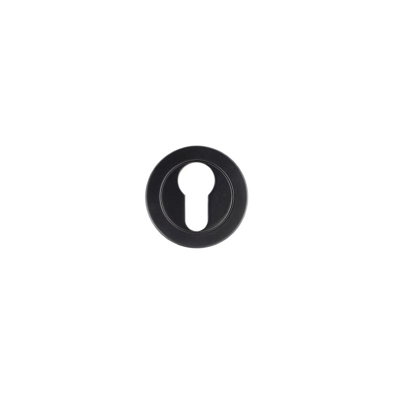 Profile Escutcheon Door Accessory, Powder Coated Black