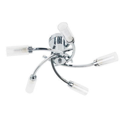 5-Light 38cm Semi Flush Mount