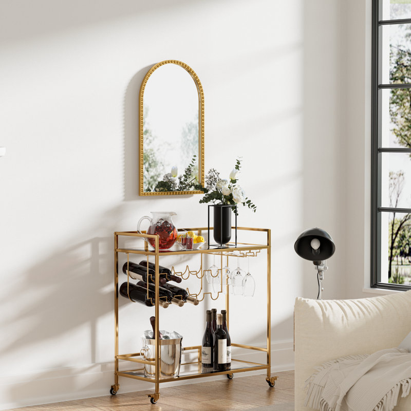 Jariana Iron Arch Mirror, 31" x 19"