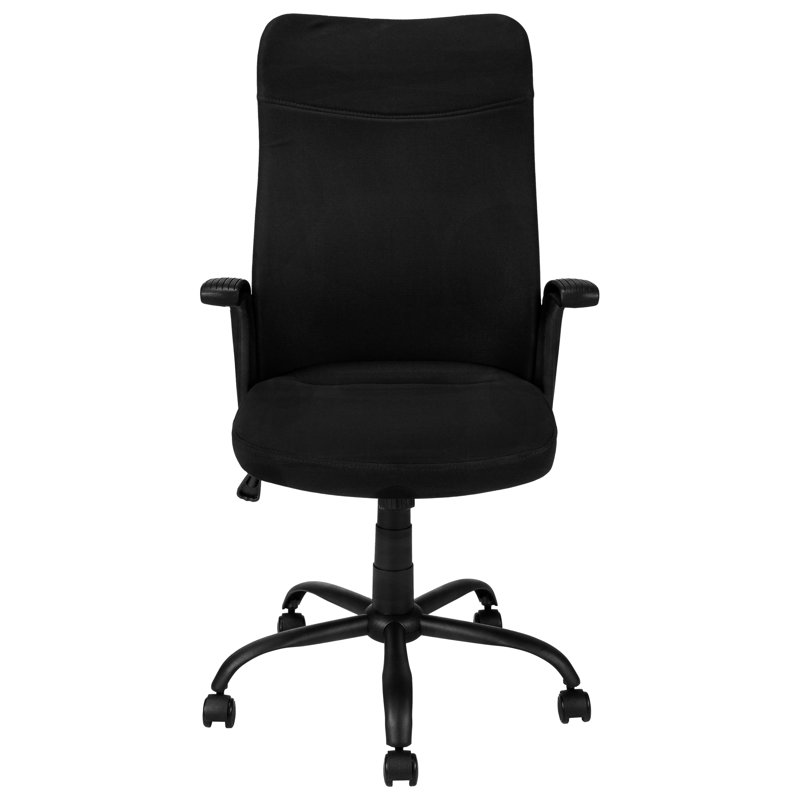 Adjustable Height Swivel Office Chair, Black Mesh, , Ergonomic For Computer Desk Use Function, Mesh & Metal,  Work