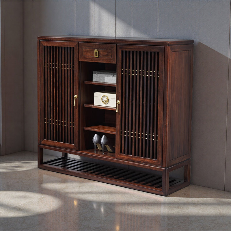 Chinese style living room home shoe cabinet