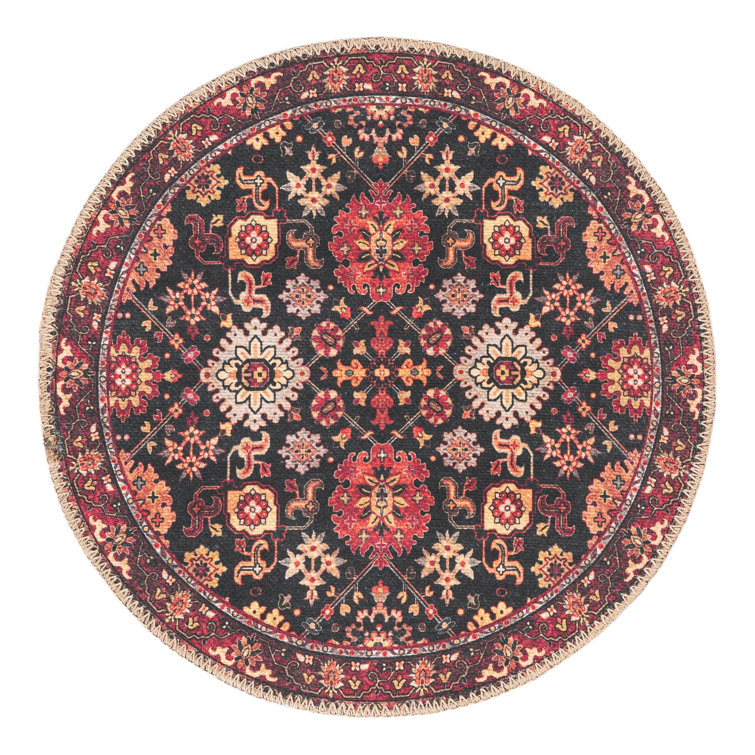 Miyon Performance Chenille Floral Indoor Rug