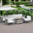 Kamyla Wicker 6 - Person Modular Patio Conversation Sets with Cushions-798425152