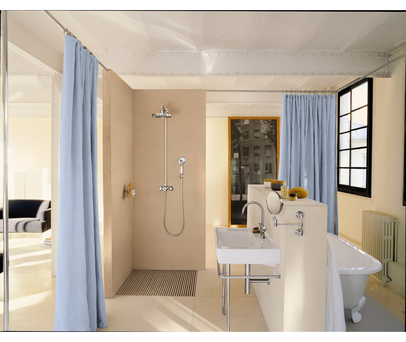 Montreux Flat Metal Wall Mirror, Brushed Nickel