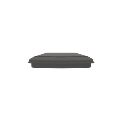 Orion Grey Polymer Lid for Rev-A-Shelf® 35 qt. Waste Containers