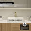 Lavabo vasque rectangulaire en porcelaine vitrifiée 19,68 "x 13,38" Aveline