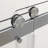 Soft Closing Frameless Door, Stainless Elegance, Modern Bath, Reversible Convenience