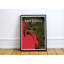 «San Diego City Map», reproduction d'impression sur affiche en noir et rouge-24705725