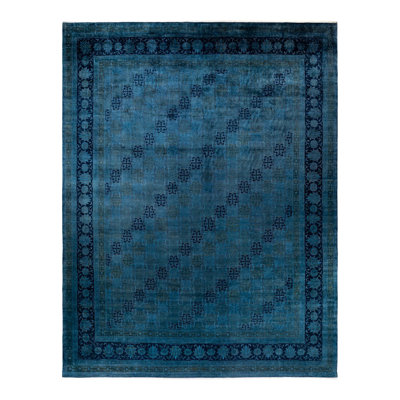 Croce One-of-a-Kind 11' 10" X 15' 2" New Age Wool Area Rug Gray