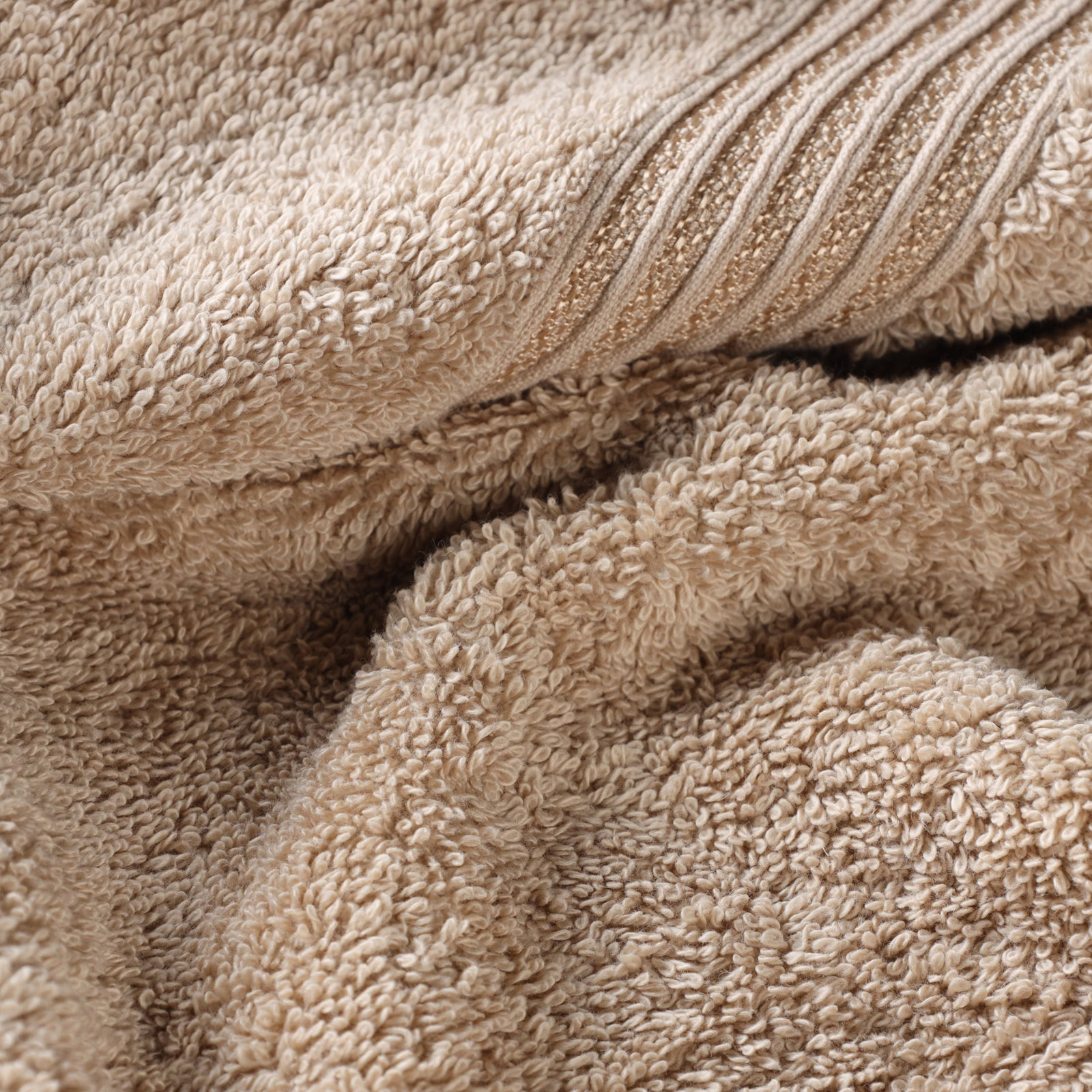 Oleg Egyptian Cotton Bath Sheet Set, Taupe, Bath Sheets - 2 Pack