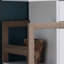Buffet pour organisation de cuisine moderne - 4 tablettes, blanc et taupe foncé