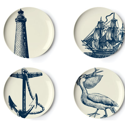 Scrimshaw Side 9" Melamine Salad Plate