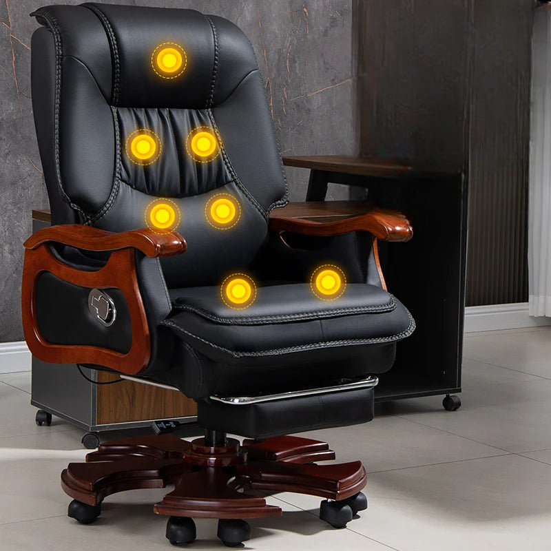 Devory Genuine Leather Side Chair