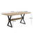 X-Shaped Legs Dining Table (Light Ash)-788603231