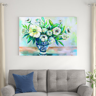 «Finesse» par Jeanette Vertentes - peinture sur toile tendue