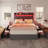 Berneil Upholstered Bed Frame with RGBW LED Lights Headboard & 4 Storage Drawers-1726469734-1726469735