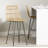 Balka Standard Rattan Counter Stool, Set Of 2 Rattan And Black-86801765