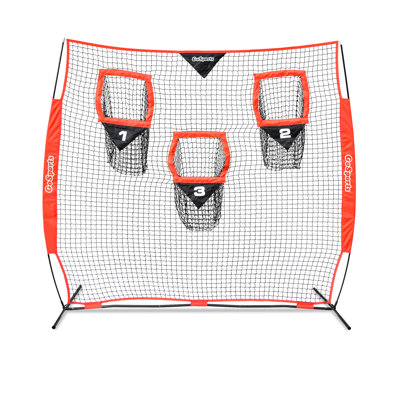 GoSports 8 x 8 ft Football Throwing Net