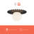 Laki Glass Flush Mount-66310662-66310665