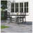 64" Square Dining Table, Dark Lava Bronze