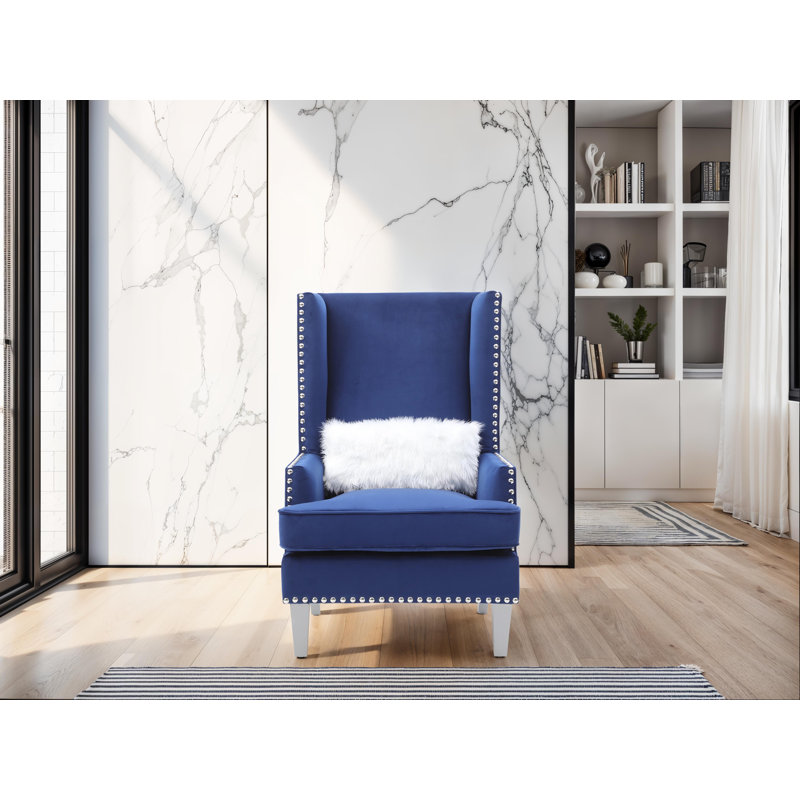 Fauteuil Monieke, Bleu