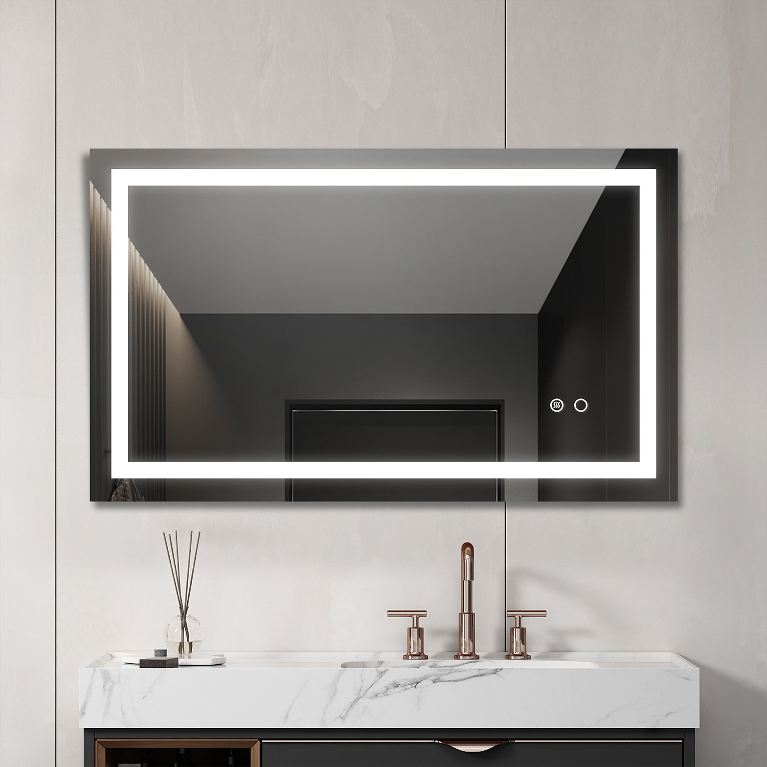 Wrought Studio Indeigh Rectangle Wall Mirror - Wayfair Canada