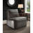 Metier Gray Top Grain Leather & Aluminum Power Motion Recliner