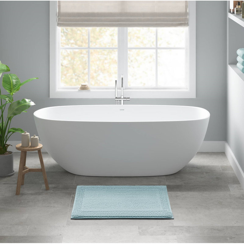 1 tapis de bain réversible 100% coton touffeté 3000 g / m² 24 PCs 1 PC, L 36,01 po x l 24,01 po