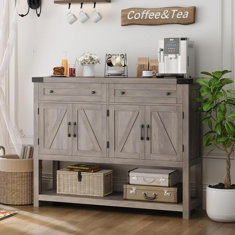 Neia 47.2'' Console Table, Gray